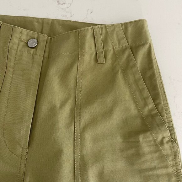 230000 Casual Neutral Hi Rise Wide Leg Cargo Pants Celerac Green Sz S - no tags - Picture 6 of 13